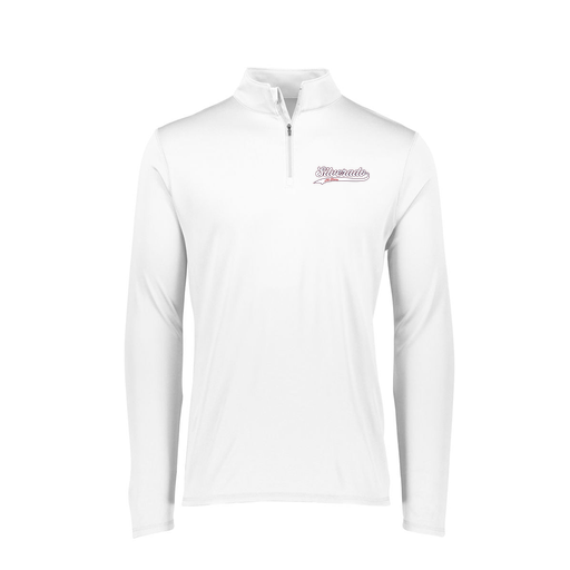 [FTLQFLWH-FAXS-LOGO3] Decker Women's Flex-Lite 1/4 Zip Shirt (Female Adult XS, White, Logo 3)