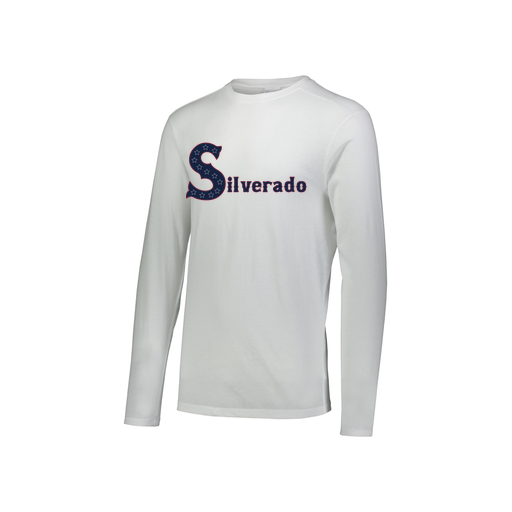 [FTLCUBWH-YS-LOGO2] Decker Youth Tri-Blend T-Shirt - Long Sleeve (Youth S, White, Logo 2)